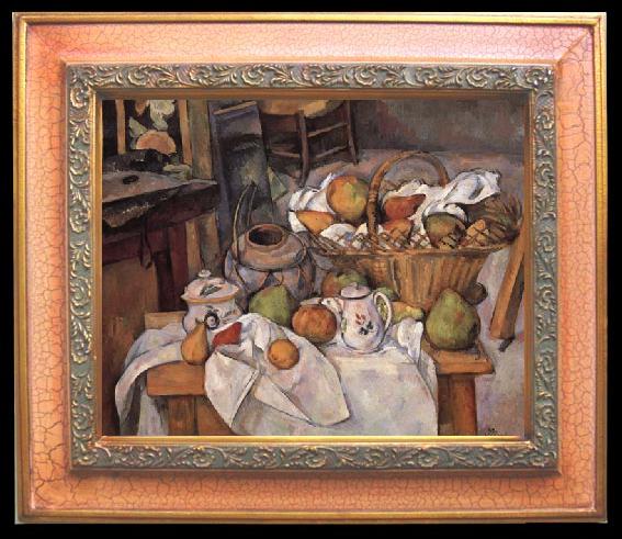 framed  Paul Cezanne Still Life with Ginger Pot, Ta062